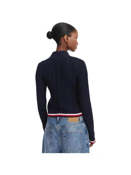 Pulover Tommy Hilfiger albastru