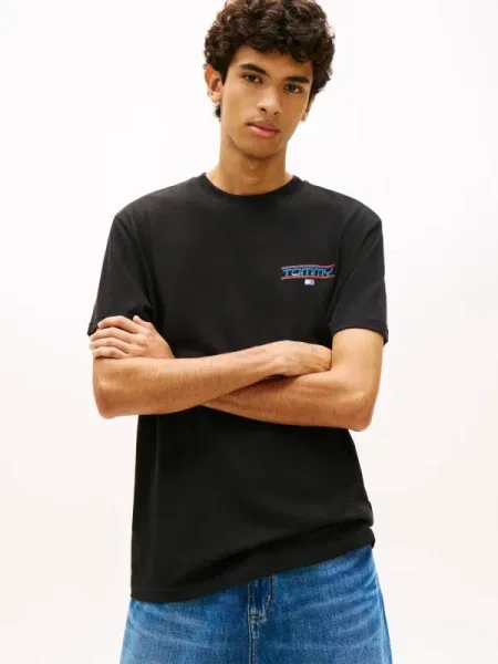 Tommy Jeans Tricou negru
