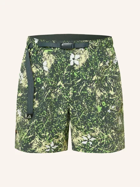 Nike Trekové Šortky Dolomiti / krémová / světle zelená
