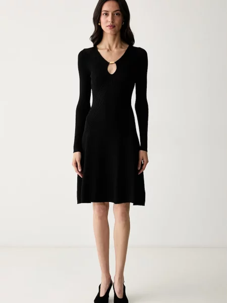 Marciano by Guess rochie cu vâscoză JAMILA negru