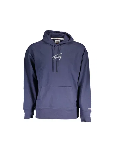 Bluza z kapturem Tommy Hilfiger niebieska