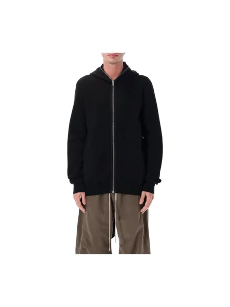 Bluza z kapturem Rick Owens czarna