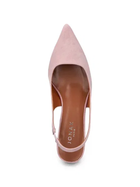 Pantofi cu toc Jonak Paris slingback roz