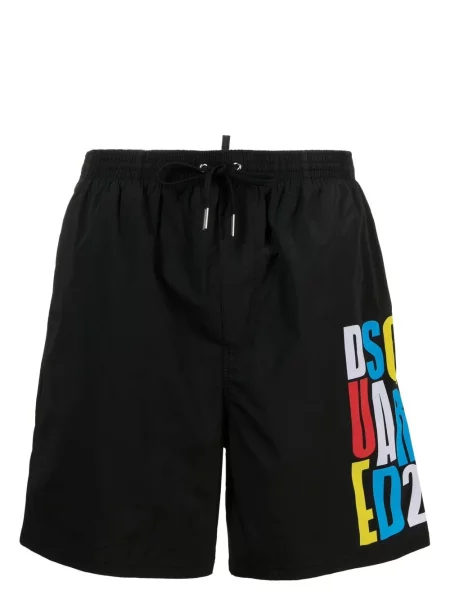 Pantaloni scurți Dsquared2 cu imagine cu cordon