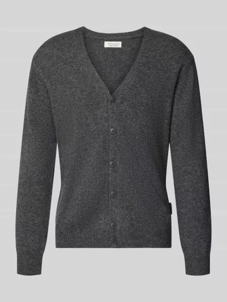 Kardigan z dekoltem w serek model KARL' Casual Friday