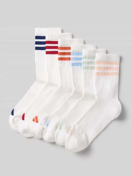 Skarpety Essentials Cushioned Crew 6 par Adidas Sportswear białe