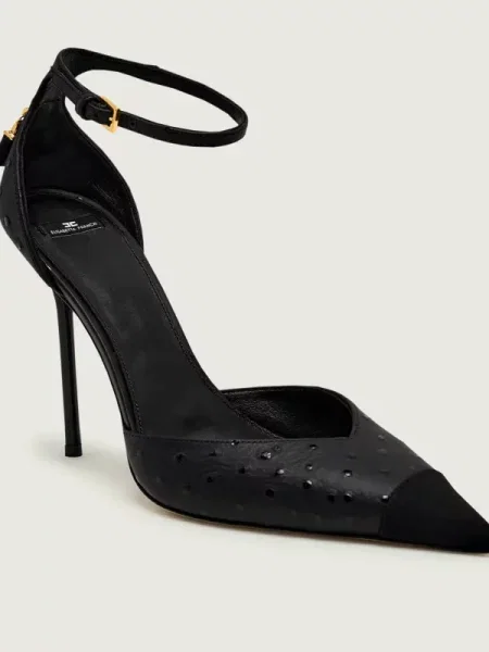 Pantofi Elisabetta Franchi din piele negru