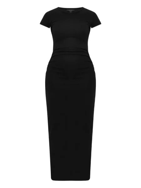 Rochie mini Allsaints scurtă de costum negru