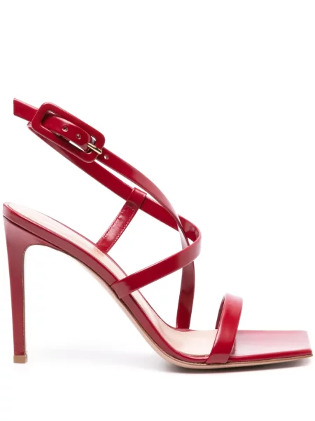 Sandale Gianvito Rossi din piele roșu