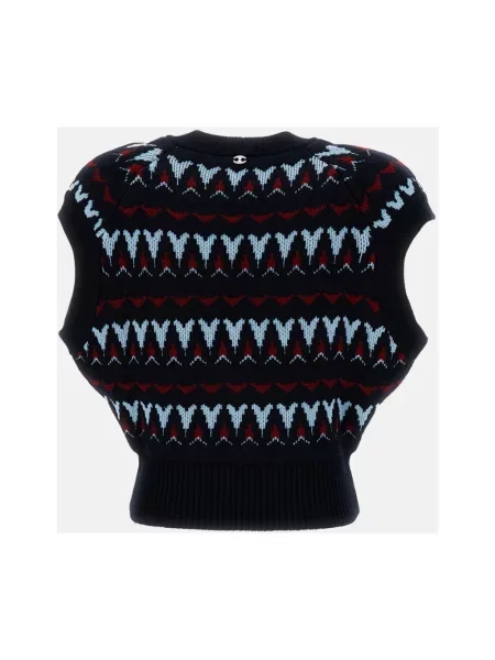 Sweter Rabanne z dekoltem w serek