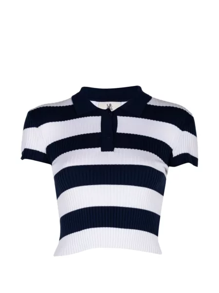 Top Denimist tricotate albastru