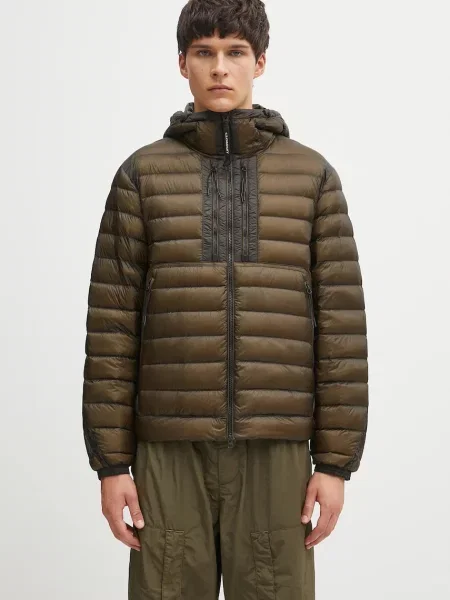 C.P. Company geacă de puf de tranziție verde