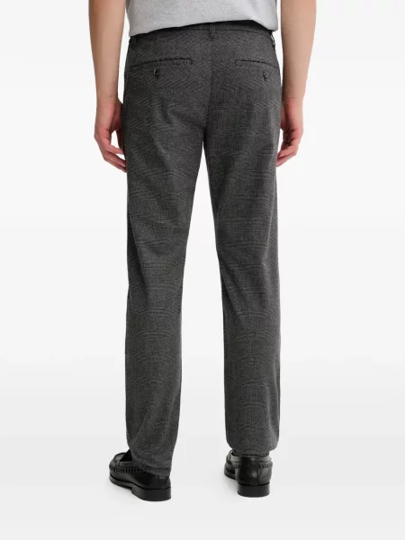 Kostkované kostkované kalhoty Marc O'polo šedé