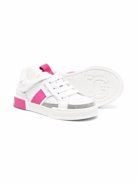 Sneakersy dziecięce Dolce And Gabbana białe