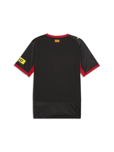 PUMA Girona F.C. Młodzieżowa koszulka wyjazdowa Girona F.C. Odzież czarny