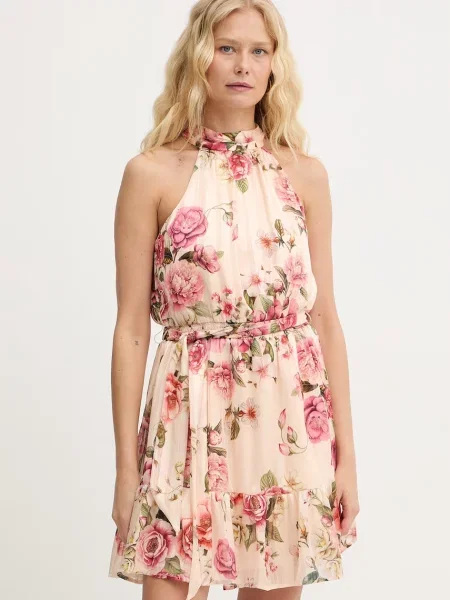 Guess sukienka DANIELE beżowa