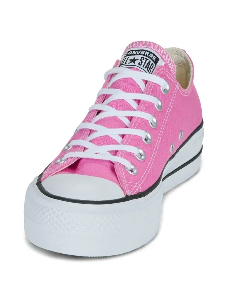 Pantofi Converse cu platformă roz