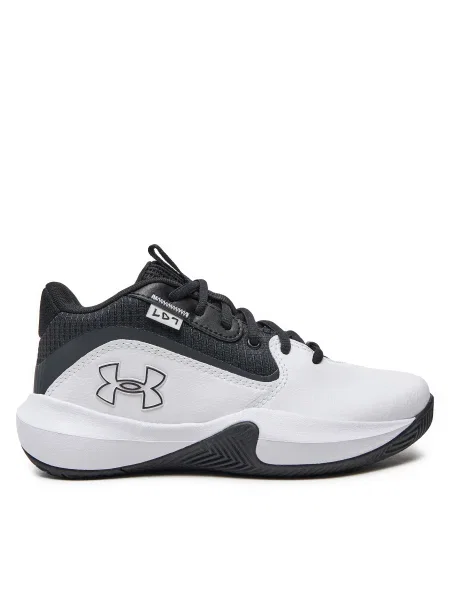 Under Armour Обувки за баскетбол Grade School UA Lockdown 7 бял