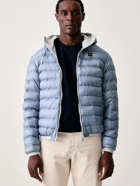 Blauer jachetă reversibilă pentru bărbați albastru