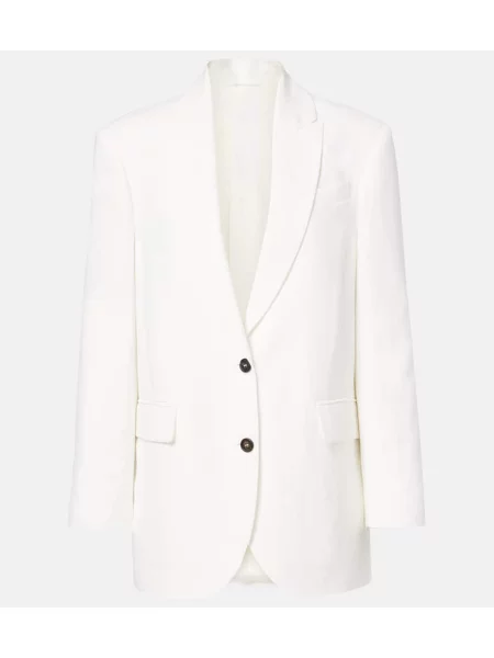 Sacou Brunello Cucinelli alb
