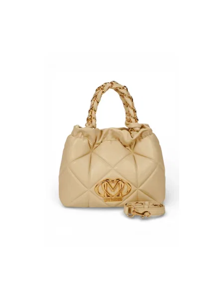 Torebka Love Moschino skórzana żółta