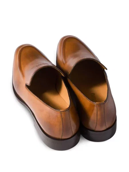 Pantofi loafer Miu Miu maro
