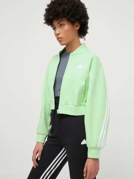 Суитчър Adidas с апликация зелено