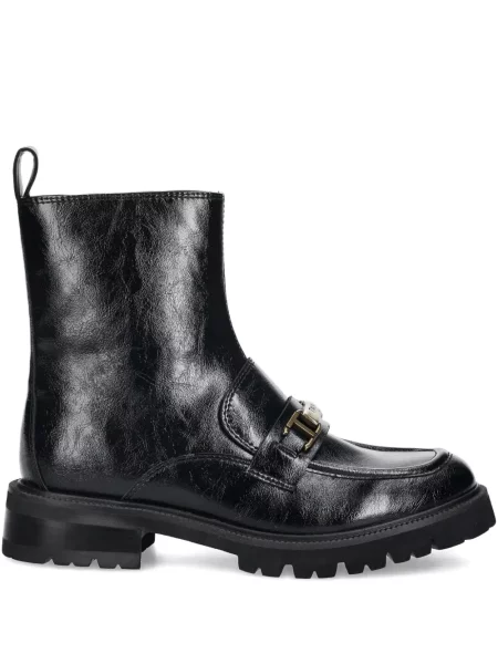 Botine Twinset cu cataramă negru