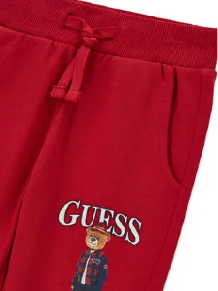 Guess Melegítő alsó Sötétvörös