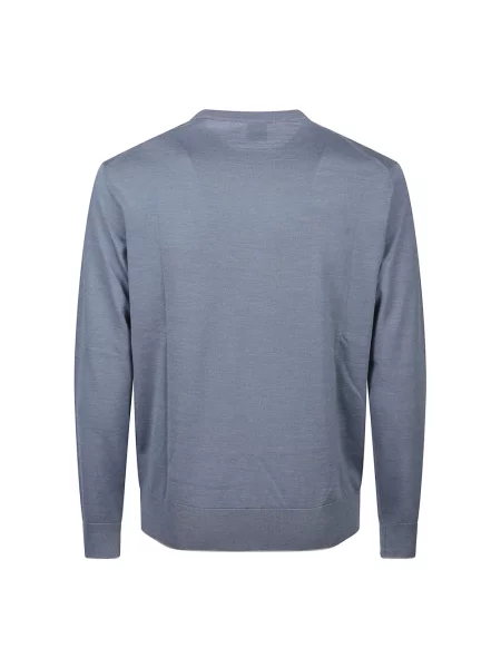 Sweter Eleventy wełniany niebieski