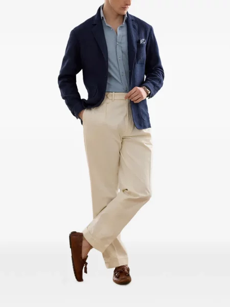 Pletena košulja Ralph Lauren Purple Label plava