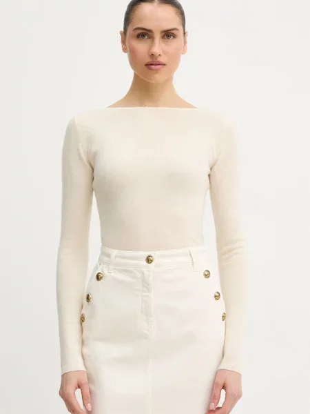 Marella pulover de casmir MLTAGI bej