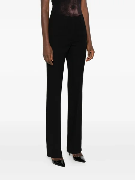 Pantaloni Mugler plisate negru