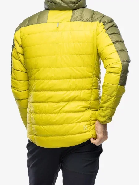 Kurtka puchowa Haglofs L.I.M Down Hood żółta