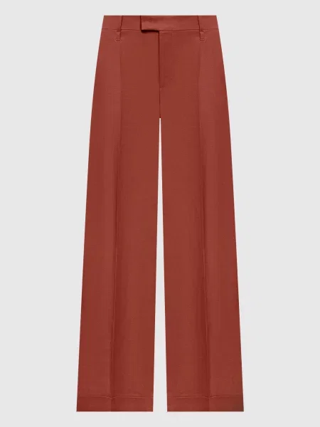 Льняные брюки Brunello Cucinelli розовые
