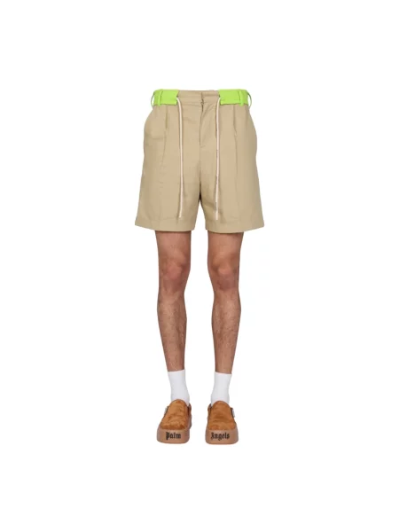Szorty Palm Angels casual beżowe