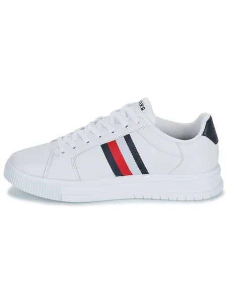 Pantofi Tommy Hilfiger cu dungi alb