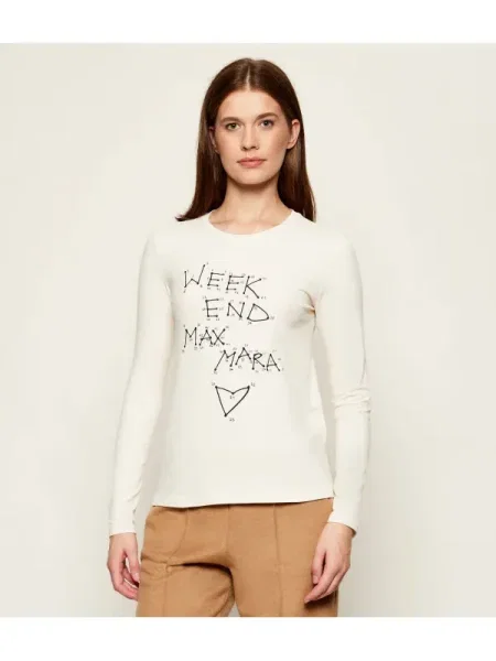 Weekend Max Mara Tricou RENOIR negru alb