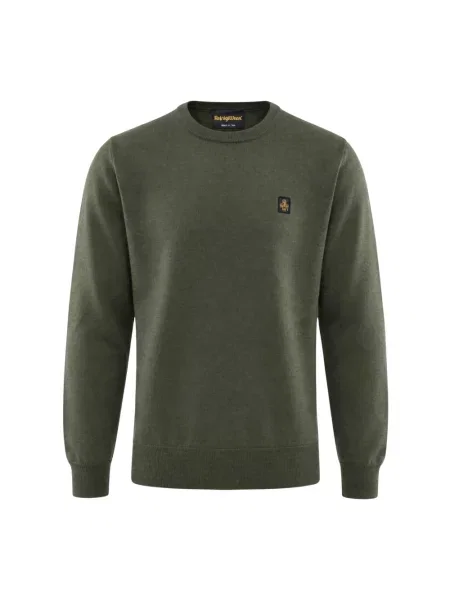 Sweter Refrigiwear wełniany zielony