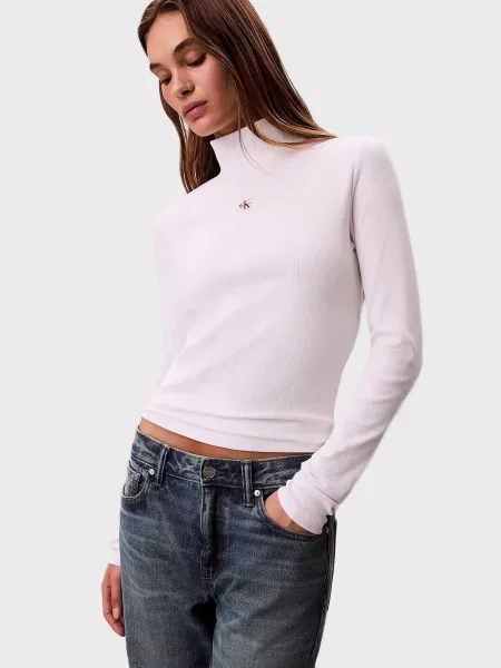 Водолазка Calvin Klein Jeans біла