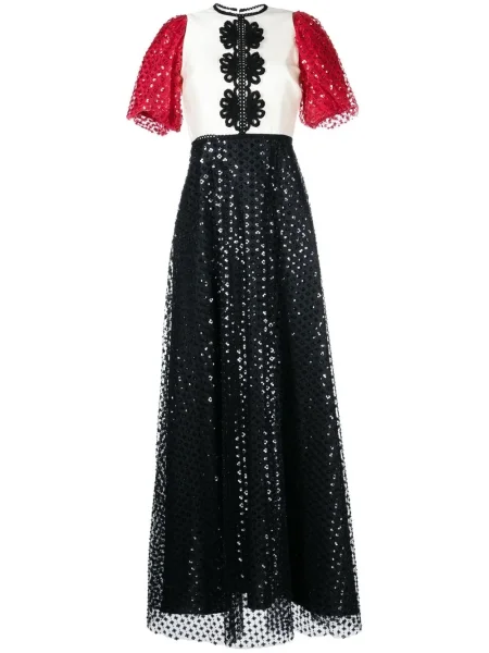 Rochie Macgraw cu paiete de costum negru