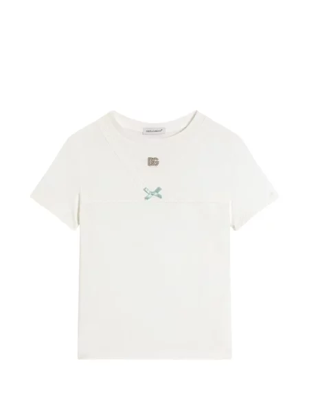 Tricou copii Dolce & Gabbana alb