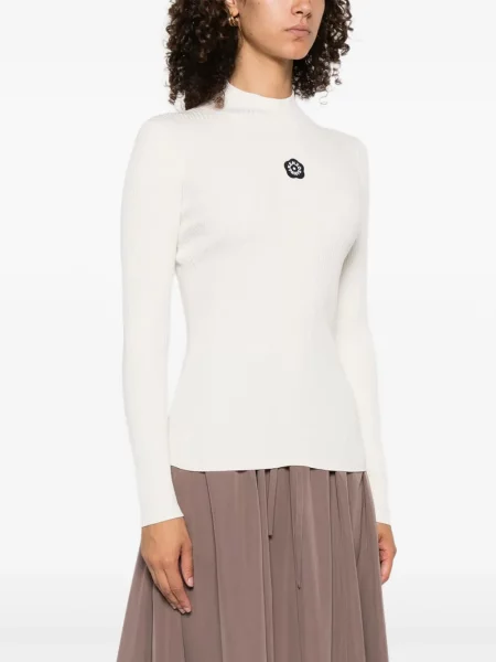Top Kenzo cu model floral alb