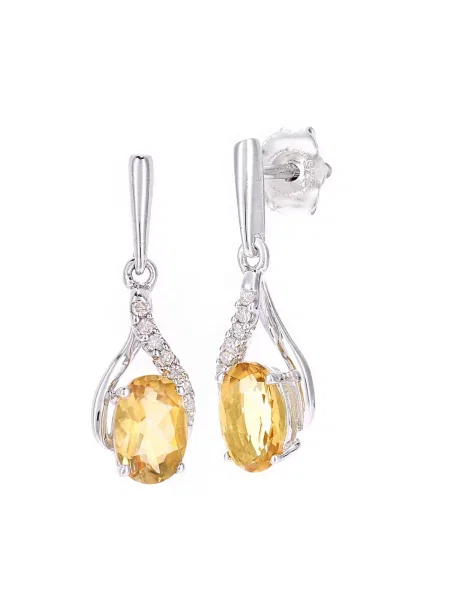 DIAMANT LETERNEL Náušnice stříbrná