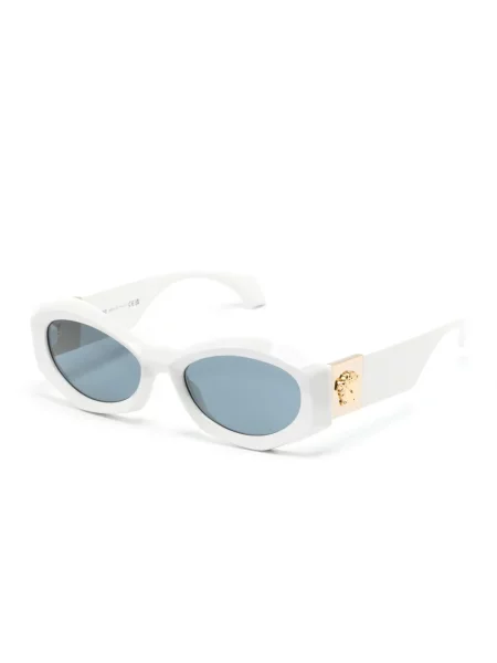 Saulės akiniai Versace Eyewear balta