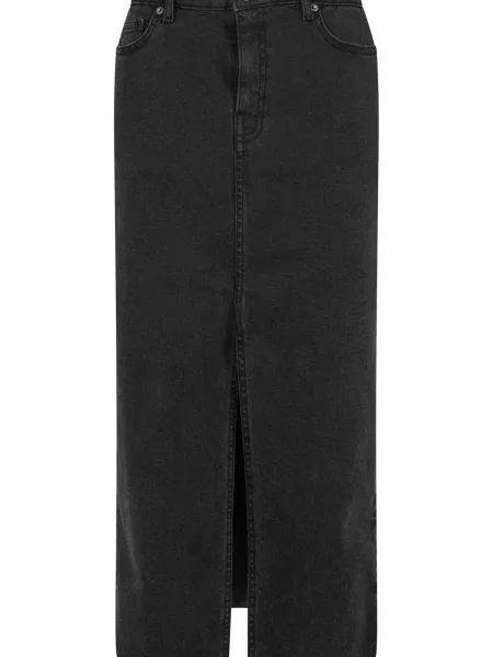 Urban Classics Fustă denim negru