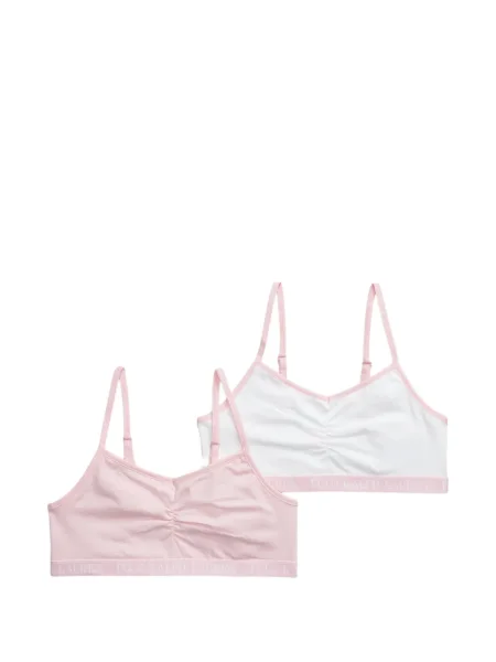 Sutien bralette copii Polo Ralph Lauren roz