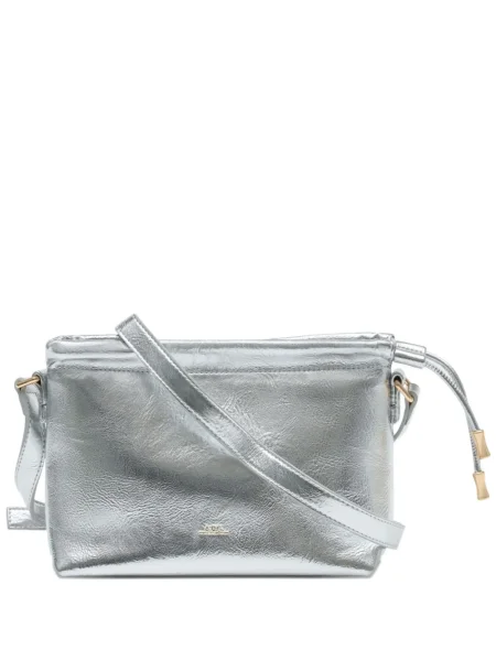 Geanta crossbody A.p.c. argintiu