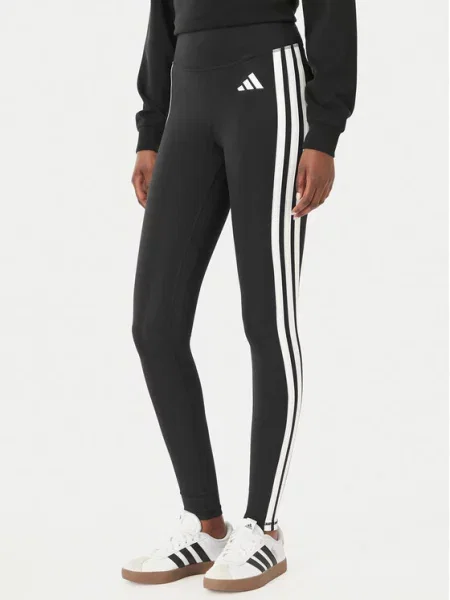 ADIDAS PERFORMANCE Športne hlače Optime Essentials / bela črna