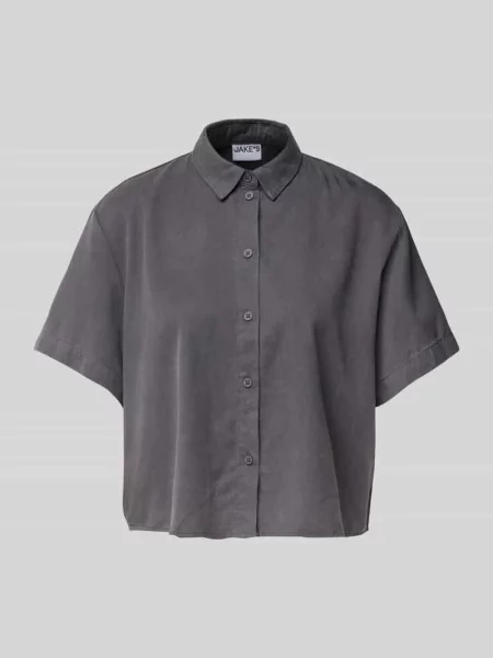 Bluzka o kroju regular fit z listwą guzikową na całej długości Jake*s Casual